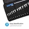 Capri Tools MaxChrome Combination Wrench Set, 6 to 24 mm, 19Pcs W HeavyDuty Canvas Pouch CP11390PK - alternate 8